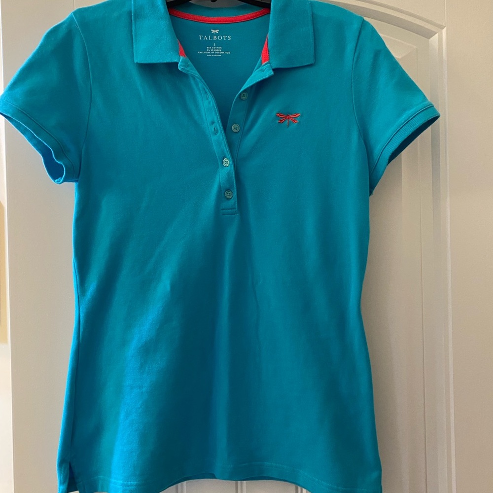 Talbots polo style shirt, EUC